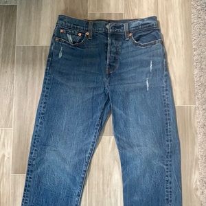 Levi Wedgie Straight Leg Jeans